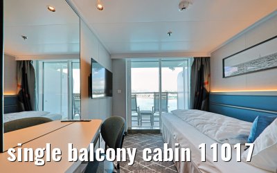 single balcony cabin 11017