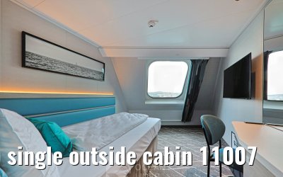 single outside cabin 11007