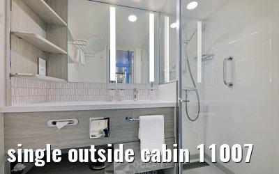single outside cabin 11007