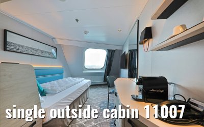 single outside cabin 11007