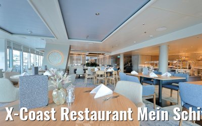 X-Coast Restaurant Mein Schiff Flow