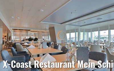 X-Coast Restaurant Mein Schiff Flow