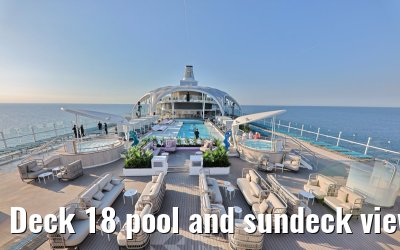 Deck 18 pool and sundeck view
