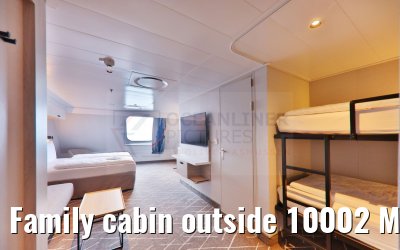 Family cabin outside 10002 Mein Schiff Relax