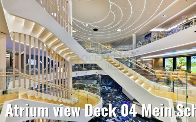 Atrium view Deck 04 Mein Schiff Relax
