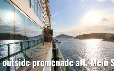 outside promenade aft, Mein Schiff Relax
