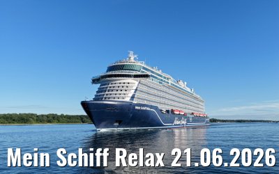 Mein Schiff Relax 21.06.2026 Laboe