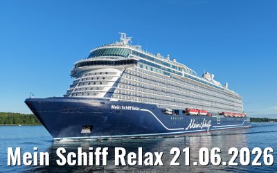 Mein Schiff Relax 21.06.2026 Laboe