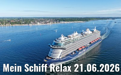Mein Schiff Relax 21.06.2026 Laboe