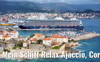 Mein Schiff Relax Ajaccio, Corsica 11.03.2025