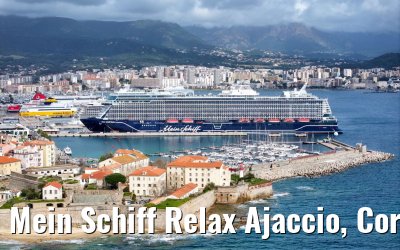 Mein Schiff Relax Ajaccio, Corsica 11.03.2025