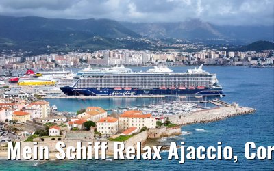 Mein Schiff Relax Ajaccio, Corsica 11.03.2025
