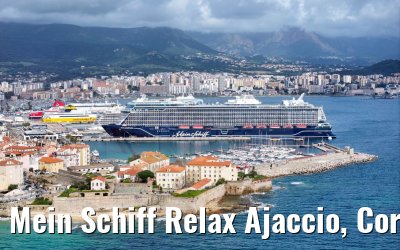 Mein Schiff Relax Ajaccio, Corsica 11.03.2025