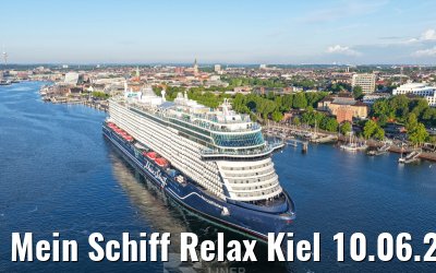 Mein Schiff Relax Kiel 10.06.2026