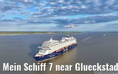 Mein Schiff 7 near Glueckstadt 07.05.2025