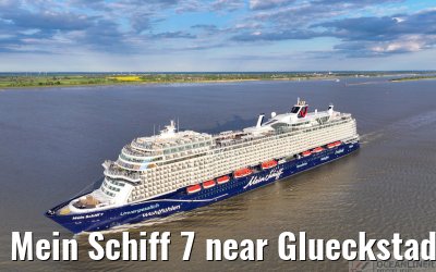 Mein Schiff 7 near Glueckstadt 07.05.2025