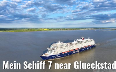 Mein Schiff 7 near Glueckstadt 07.05.2025
