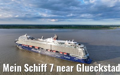 Mein Schiff 7 near Glueckstadt 07.05.2025