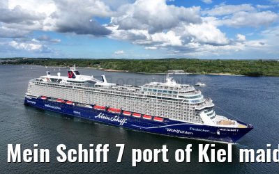Mein Schiff 7 port of Kiel maiden call 12.06.2024