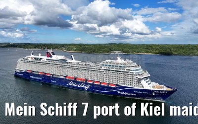Mein Schiff 7 port of Kiel maiden call 12.06.2024