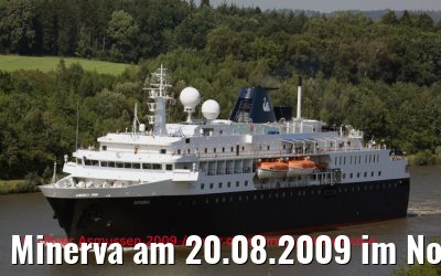 Minerva am 20.08.2009 im Nord-Ostsee-Kanal