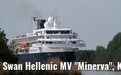 Swan Hellenic MV "Minerva", Kiel Canal 30. April 2014