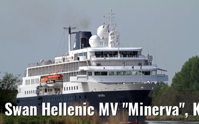 Swan Hellenic MV "Minerva", Kiel Canal 30. April 2014