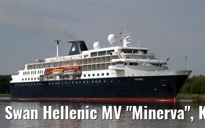 Swan Hellenic MV "Minerva", Kiel Canal 30. April 2014