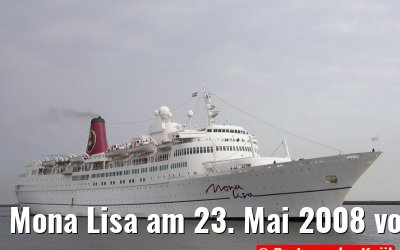 Mona Lisa am 23. Mai 2008 vor den Schleusen in Ijmuiden