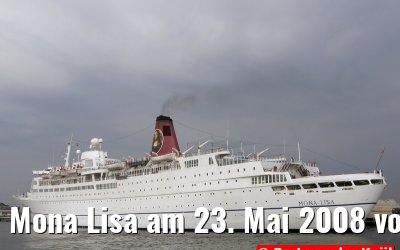 Mona Lisa am 23. Mai 2008 vor den Schleusen in Ijmuiden