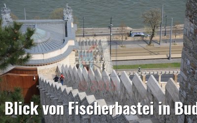 Blick von Fischerbastei in Budapest 04.04.2019