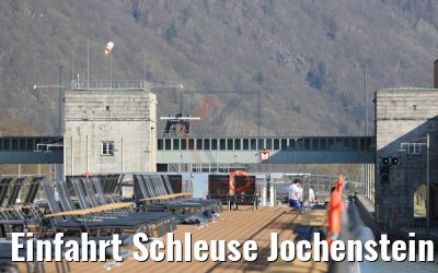 Einfahrt Schleuse Jochenstein MS Adora 02.04.2019