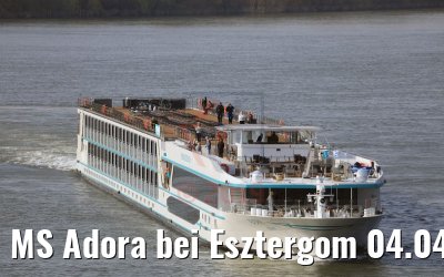 MS Adora bei Esztergom 04.04.2019