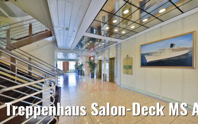 Treppenhaus Salon-Deck MS Albatros