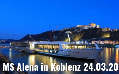 MS Alena in Koblenz 24.03.2018