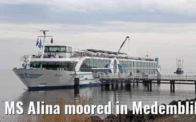MS Alina moored in Medemblik, Netherlands 04.04.2016