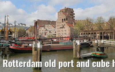 Rotterdam old port and cube houses 05.04.2016