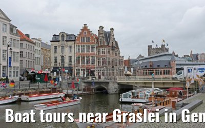 Boat tours near Graslei in Gent