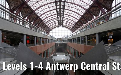Levels 1-4 Antwerp Central Station 07.04.2016