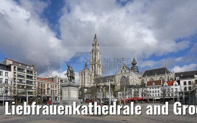 Liebfrauenkathedrale and Groenplaats Antwerp 07.04.2016