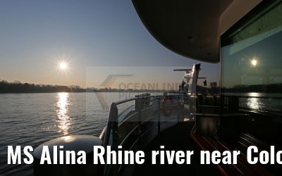 MS Alina Rhine river near Cologne 09.04.2016