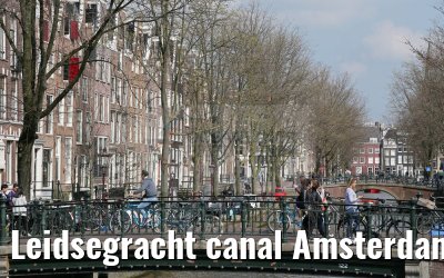 Leidsegracht canal Amsterdam