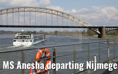 MS Anesha departing Nijmegen 08.04.2016