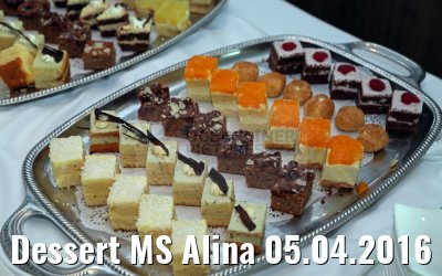 Dessert MS Alina 05.04.2016