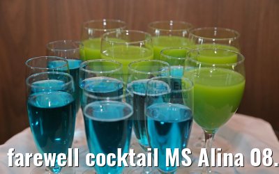 farewell cocktail MS Alina 08.04.2016
