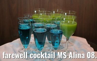 farewell cocktail MS Alina 08.04.2016