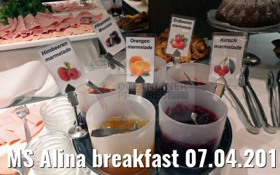 MS Alina breakfast 07.04.2016