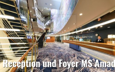 Reception und Foyer MS Amadea