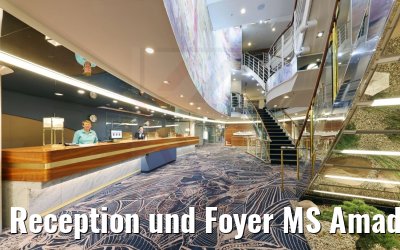 Reception und Foyer MS Amadea