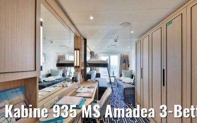 Kabine 935 MS Amadea 3-Bett